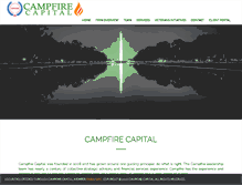 Tablet Screenshot of campfirecap.com